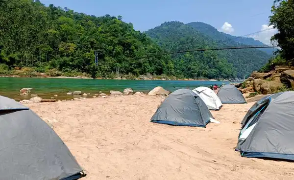 Dawki riverside camps